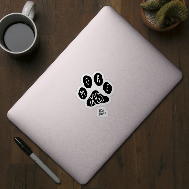 paw print (more dogs, less people) by mystudiocreate
